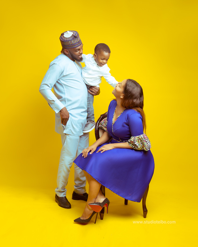 Nigerian family portrait